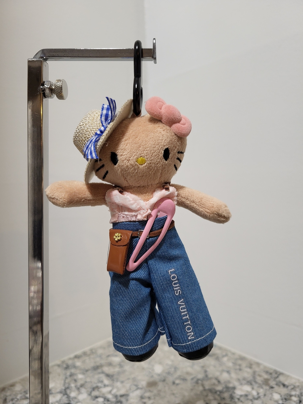 Hello Kitty Long Leg Plush Keychain